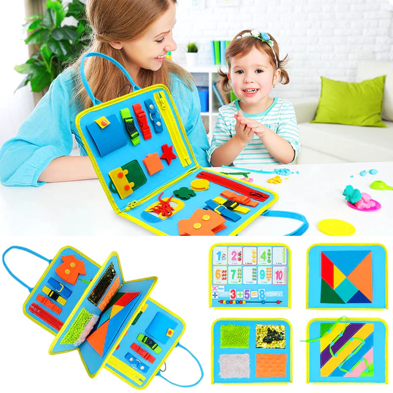 Toddler Busy Board Preschool Children Intelligence Learning Toys Sensory Montessori Board Baby Early Educational Toys