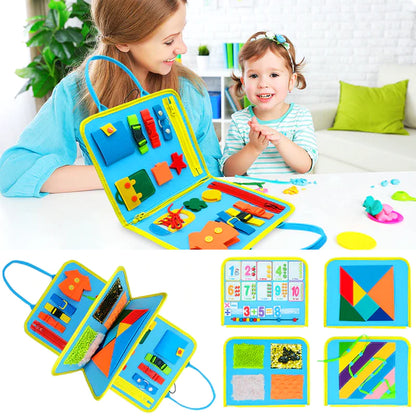 Toddler Busy Board Preschool Children Intelligence Learning Toys Sensory Montessori Board Baby Early Educational Toys